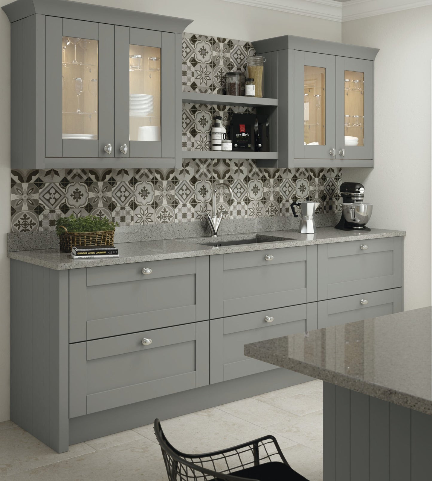 Chantilly Dust Grey Finishing Components - The Kitchen Door Company