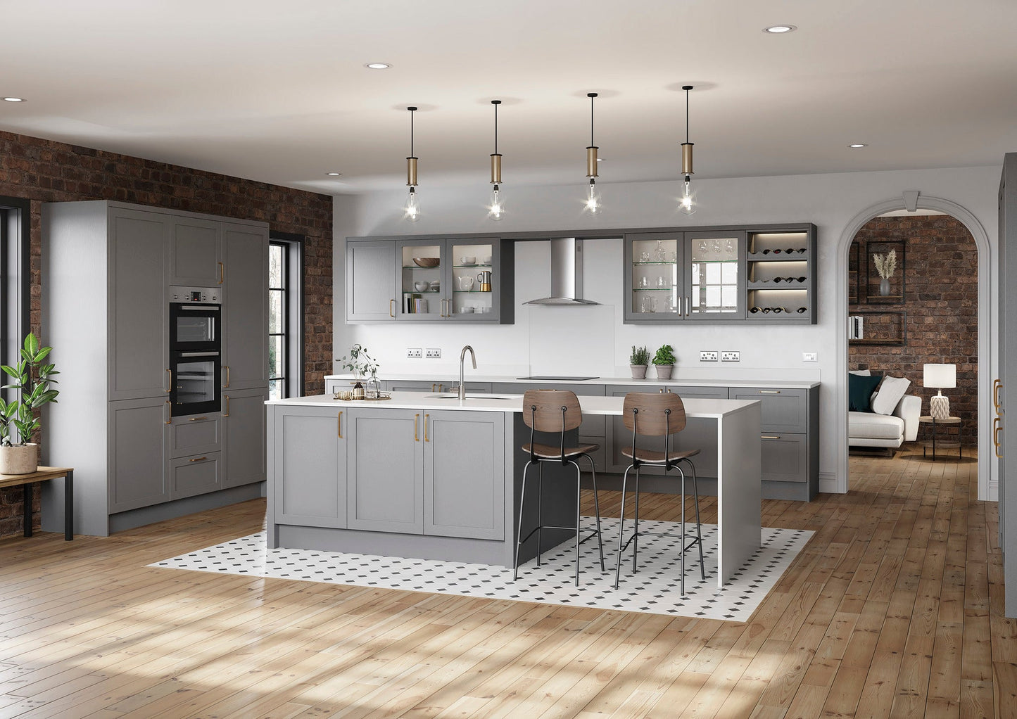Dust Grey Finishing Components | Mayfair - The Kitchen Door Company