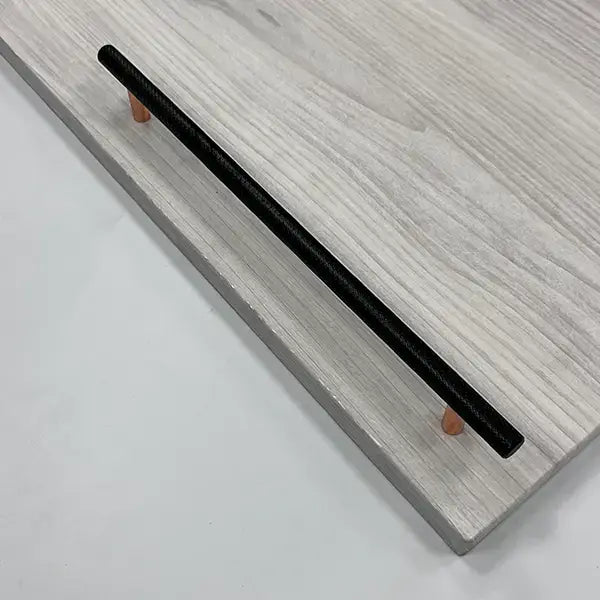 Black Copper Cabinet Handles Bar Pull 160mm 256mm Modern - The Kitchen Door Company