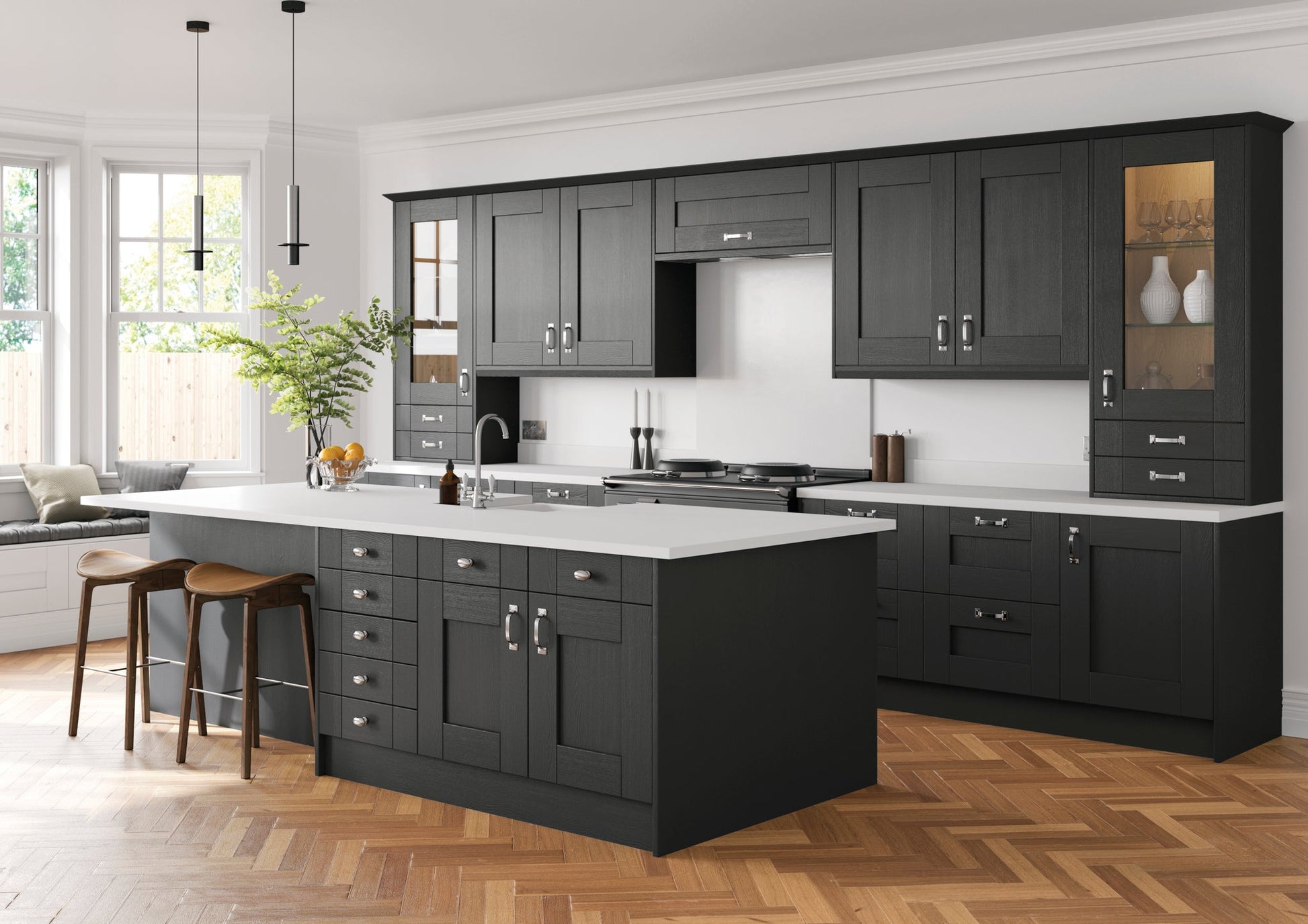 Cavallo Anthracite Finishing Components - The Kitchen Door Company