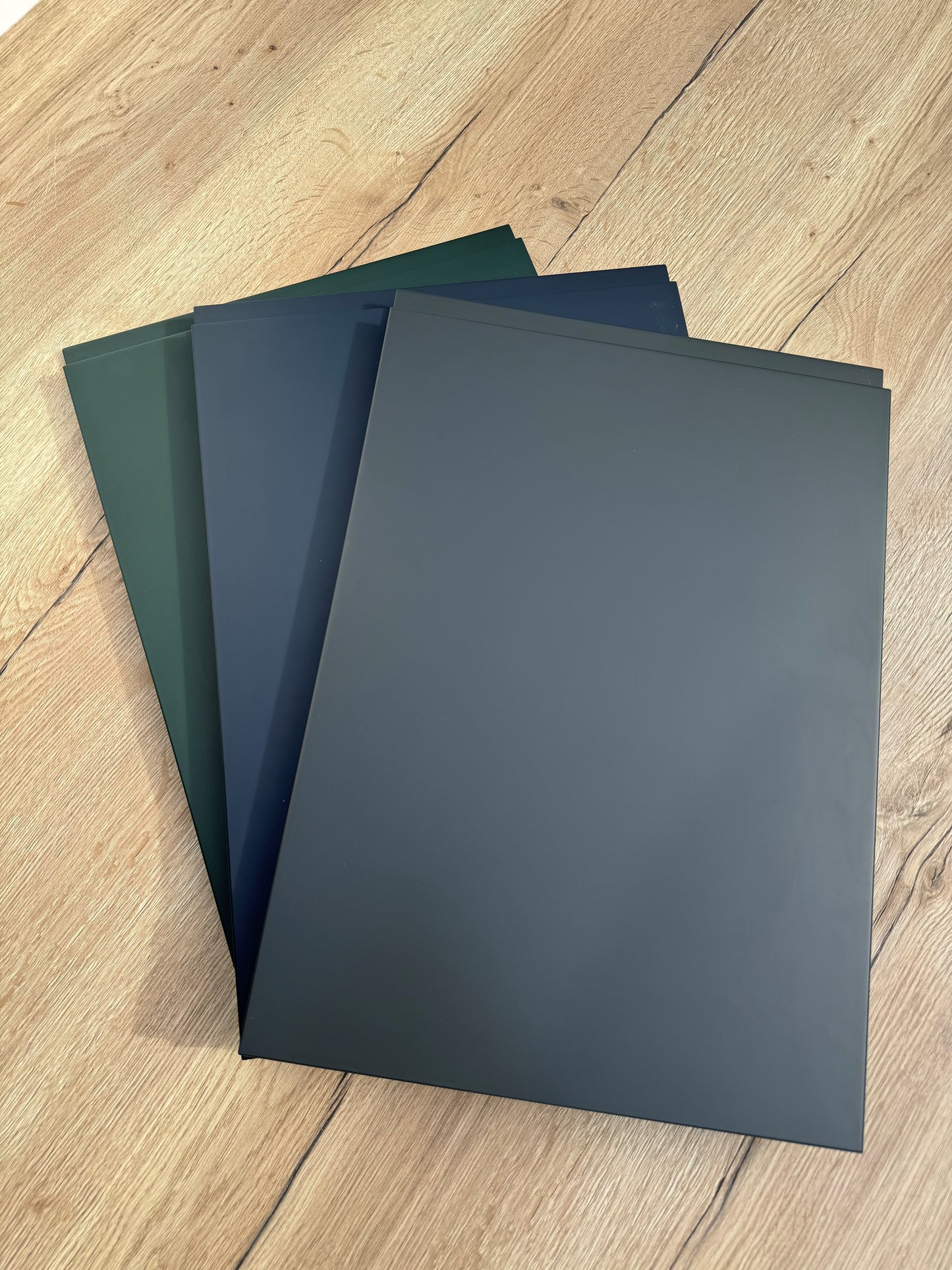 Drawer Fronts Fir Green Matt | Levana - The Kitchen Door Company
