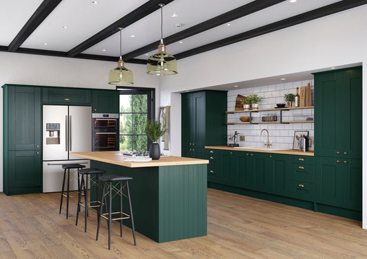 Cavallo Fir Green Finishing Components - The Kitchen Door Company