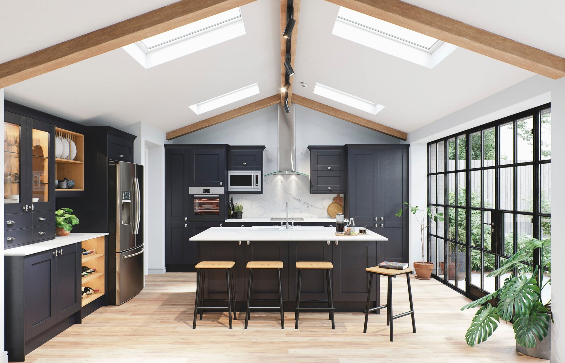 Chantilly Indigo Finishing Components - The Kitchen Door Company