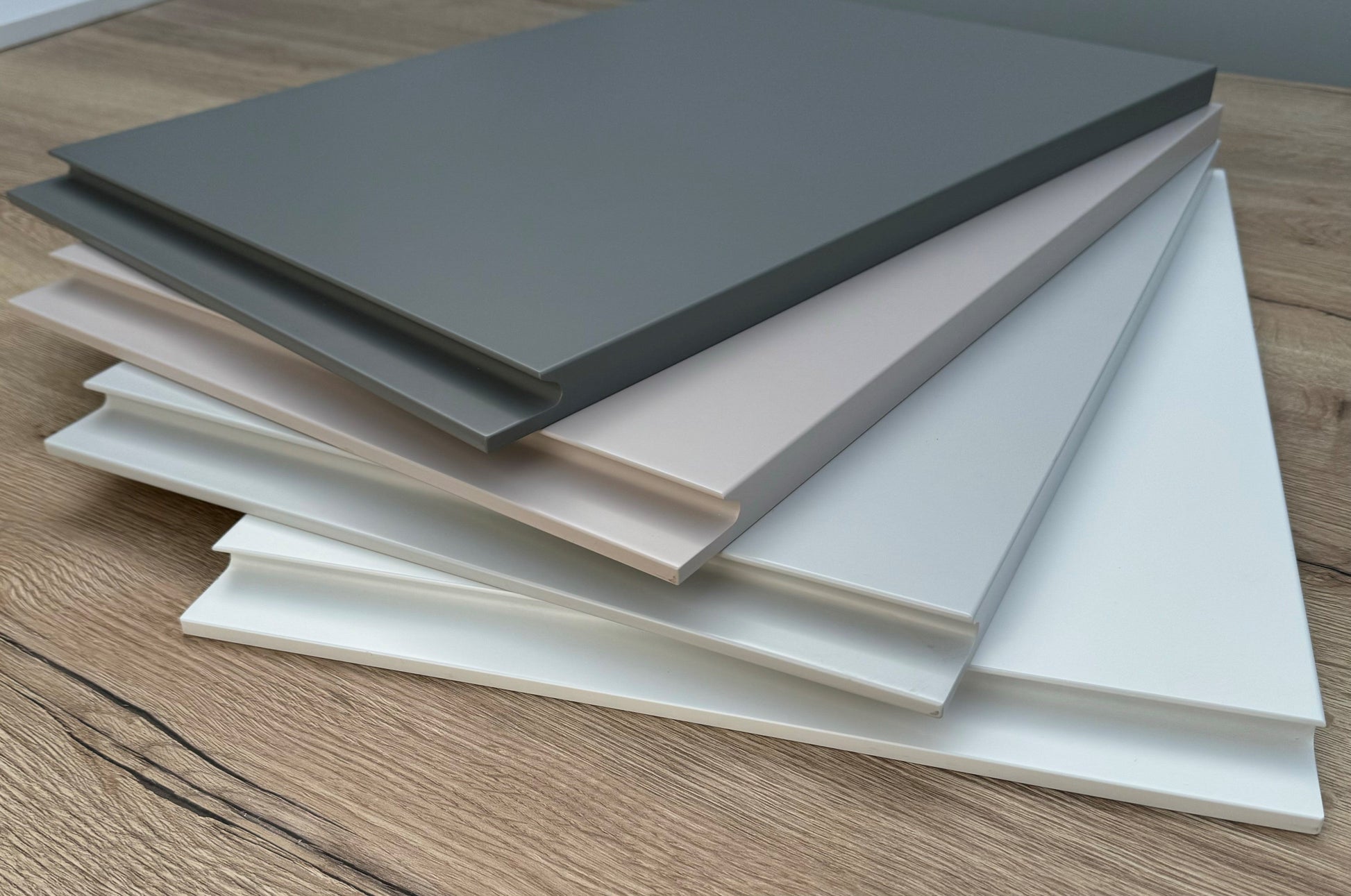 Levana Light Grey Matt Kitchen Drawer Fronts - The Kitchen Door Company