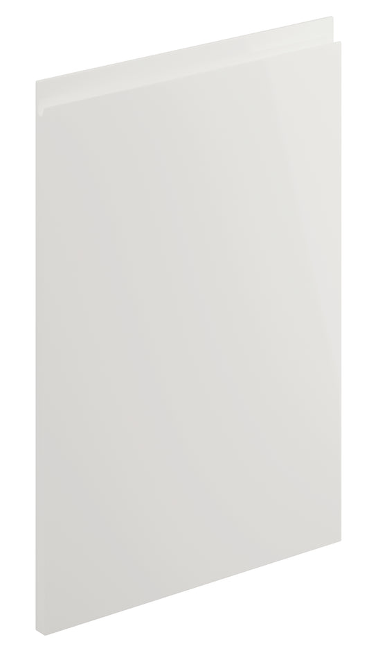 Light Grey High-Gloss Handleless Kitchen Door | Levana - The Kitchen Door Company