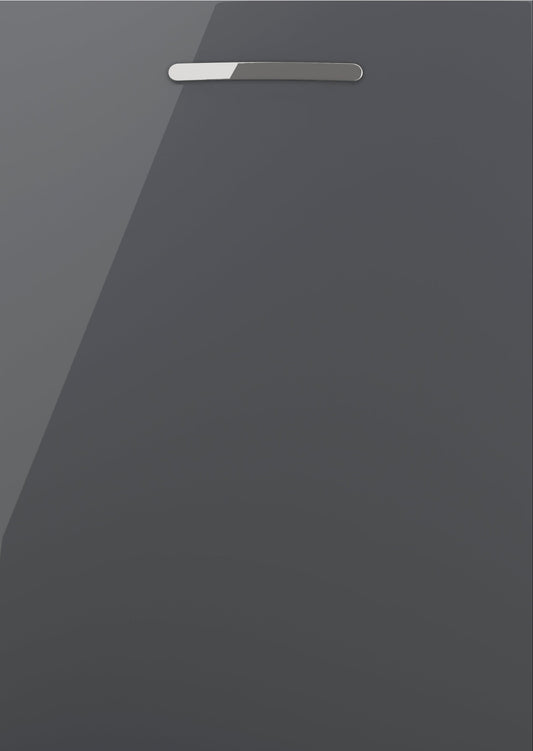 Valencia Anthracite Gloss Slab Kitchen Door - The Kitchen Door Company