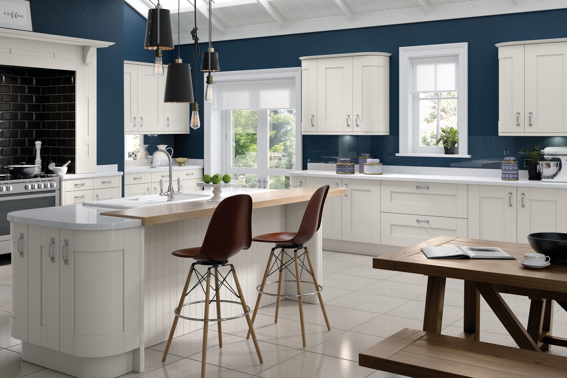 Cavallo White Finishing Components - The Kitchen Door Company