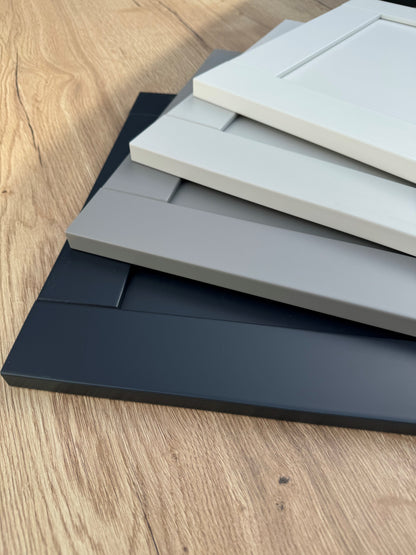 Windsor Dust Grey Shaker Drawer Fronts - The Kitchen Door Company