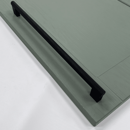 Cabinet Handles Black Brushed Nickel 128mm 320mm | Lambert - The Kitchen Door Company