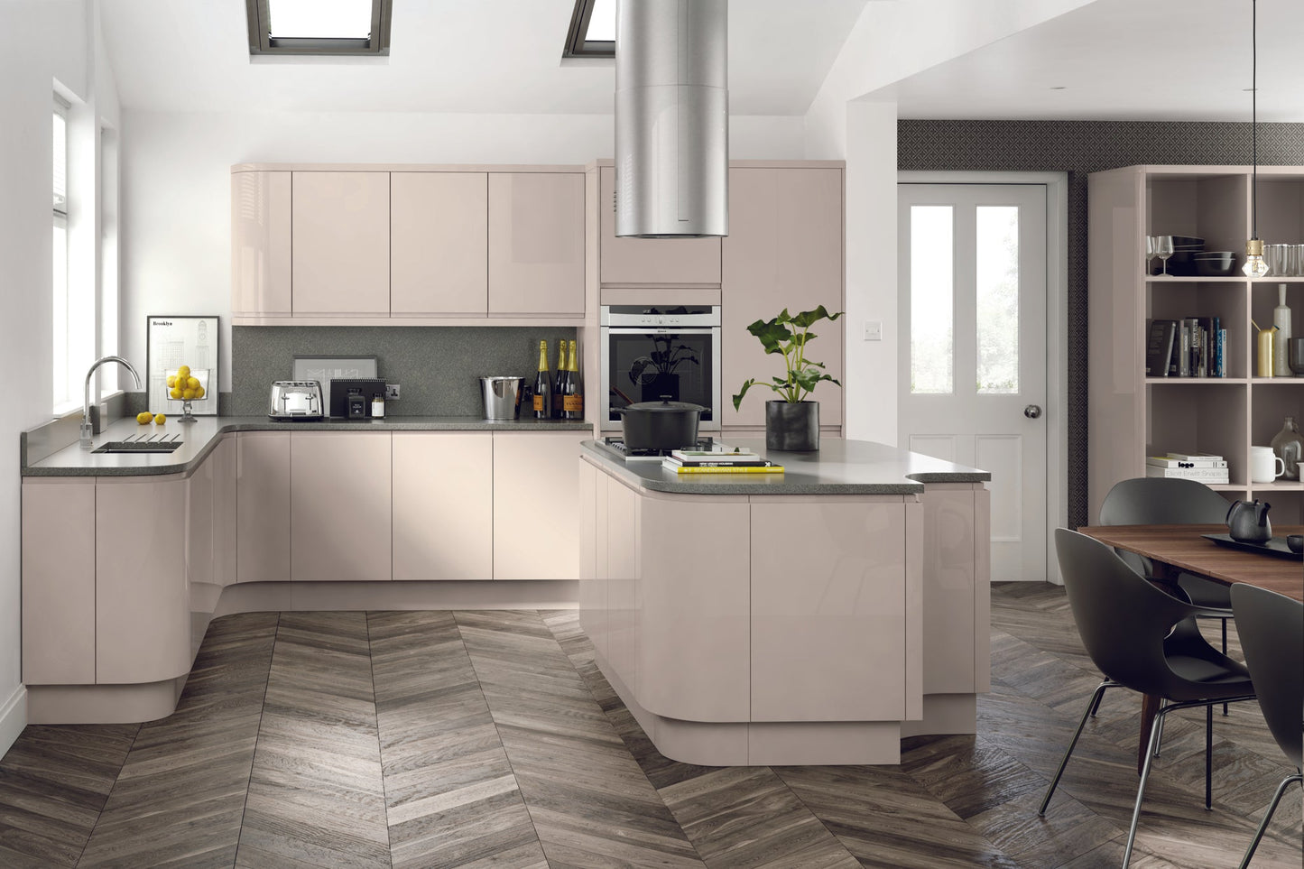 Levana Cashmere Gloss Kitchen Finishing Components - The Kitchen Door Company