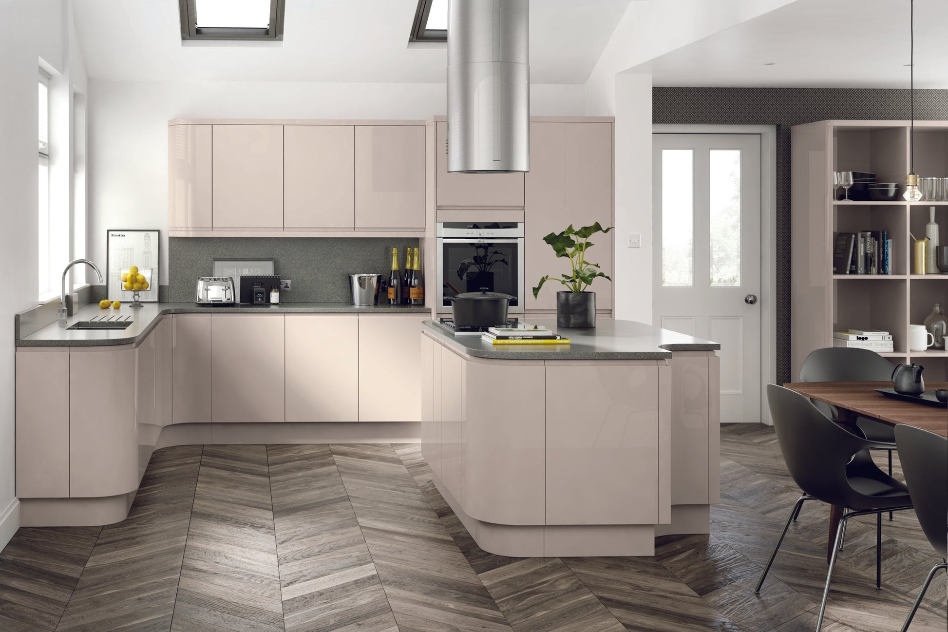 Levana Cashmere Gloss Kitchen Finishing Components - The Kitchen Door Company