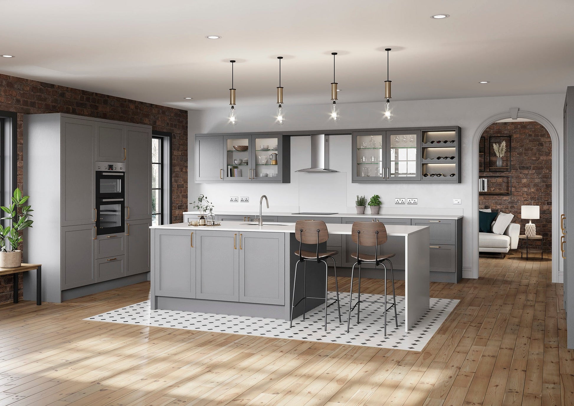 Dust Grey Finishing Components | Mayfair - The Kitchen Door Company