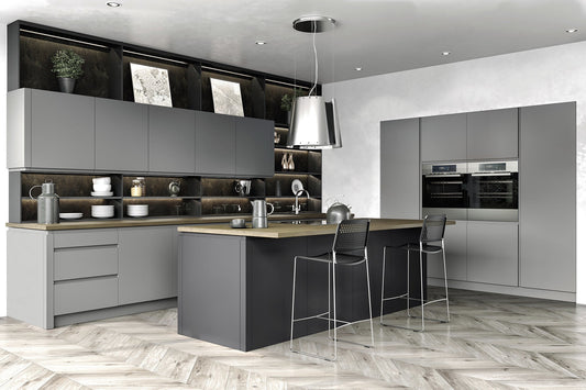 Levana Dust Grey Matt Kitchen Finishing Components - The Kitchen Door Company