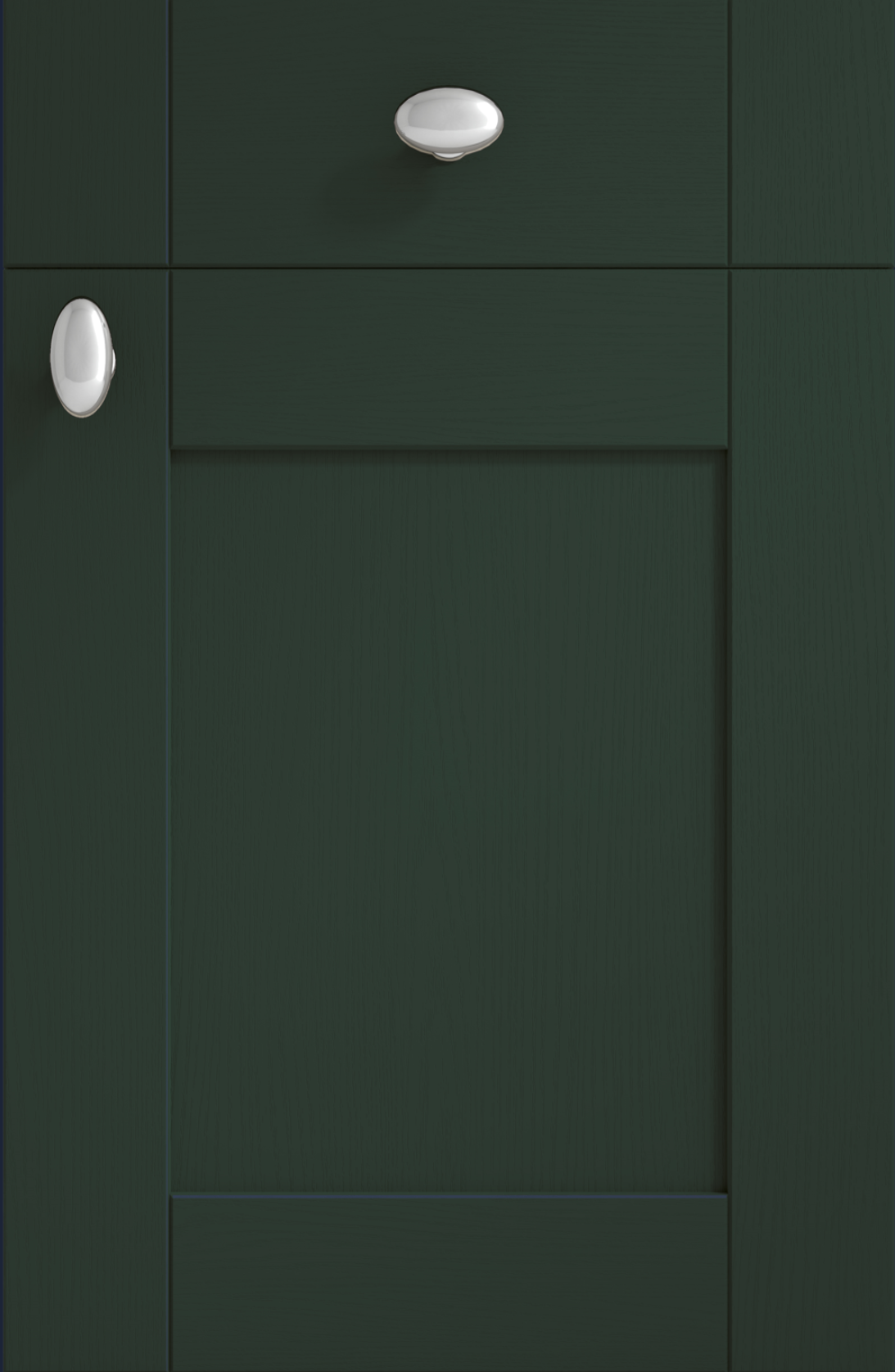 Chantilly Fir Green Shaker Drawer Fronts - The Kitchen Door Company