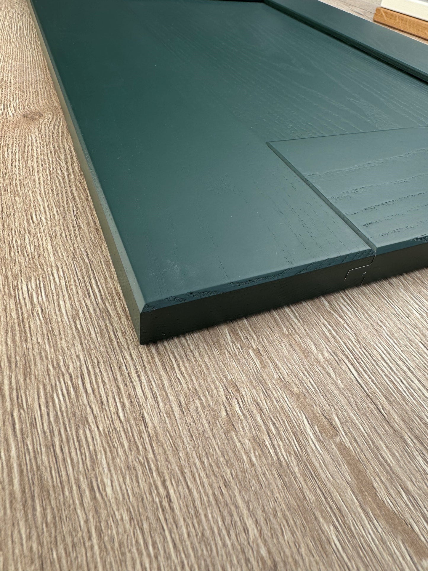 Chantilly Fir Green Shaker Drawer Fronts - The Kitchen Door Company