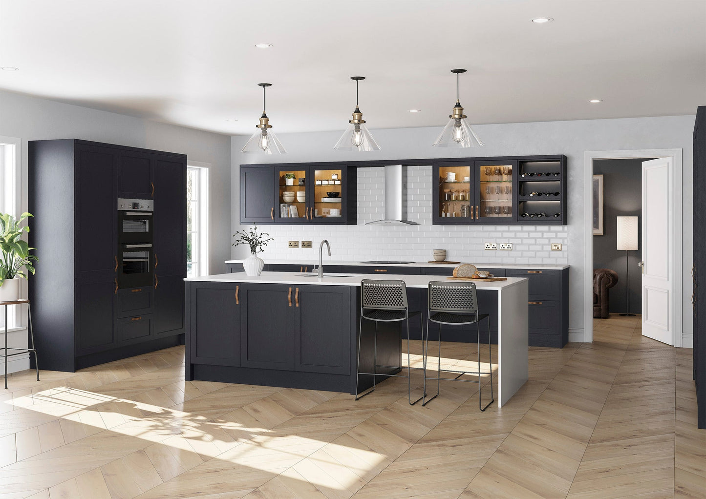 Indigo Finishing Components | Mayfair - The Kitchen Door Company