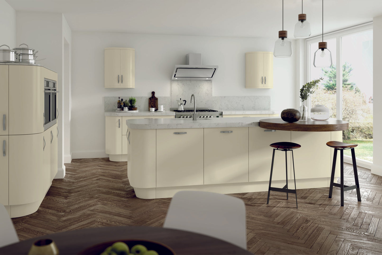 Valencia Ivory Matt Kitchen Finishing Components - The Kitchen Door Company