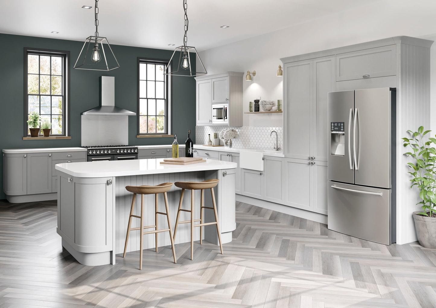 Light Grey Finishing Components | Mayfair - The Kitchen Door Company