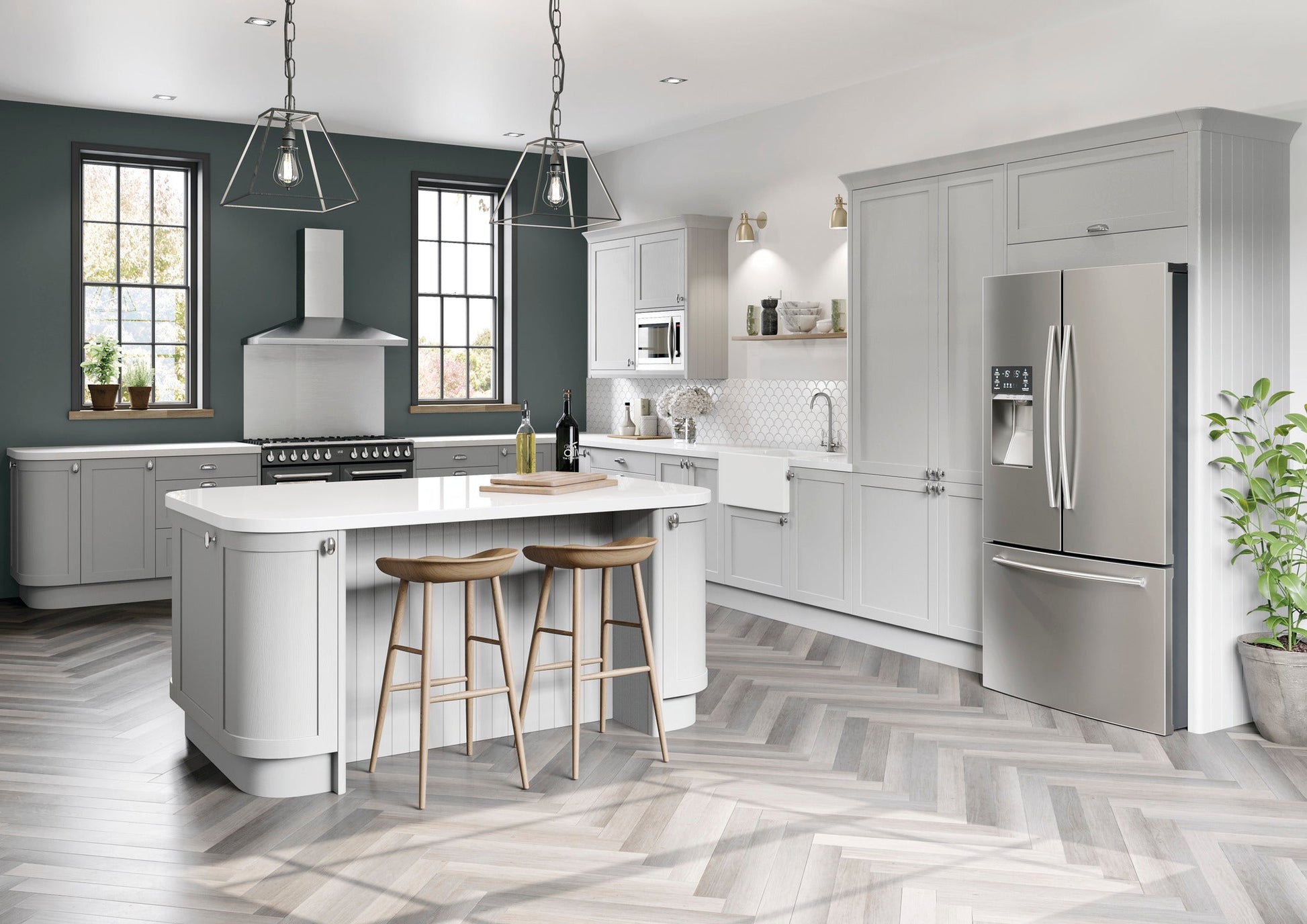 Light Grey Finishing Components | Mayfair - The Kitchen Door Company