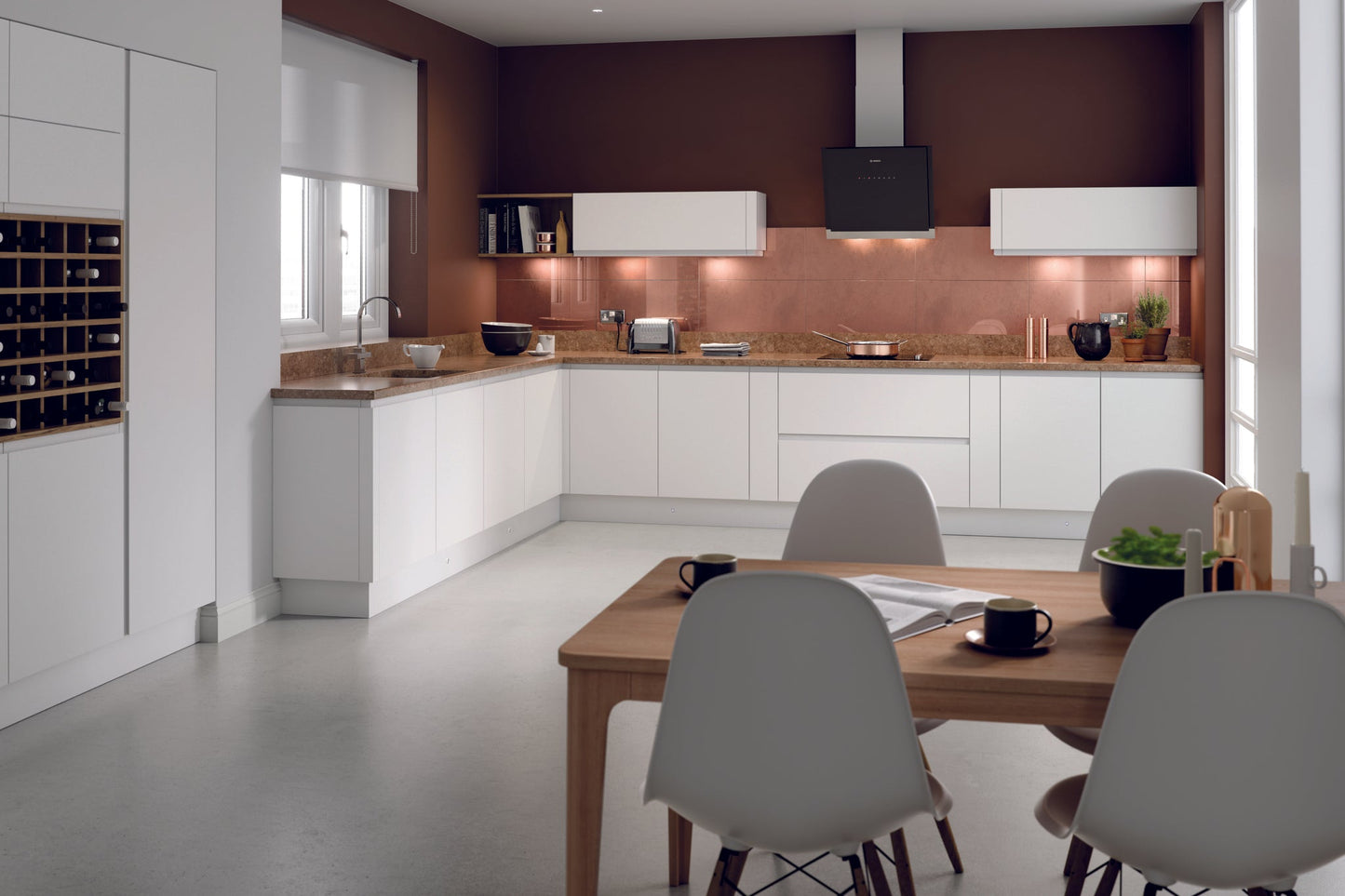 Finishing Components White Matt | Levana - The Kitchen Door Company