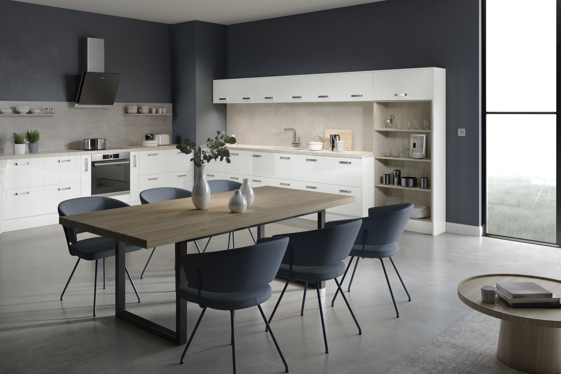 Valencia White Gloss Finishing Components - The Kitchen Door Company